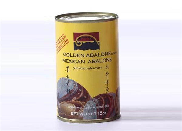 Golden Abalone 5 頭罐裝墨西哥鮑魚