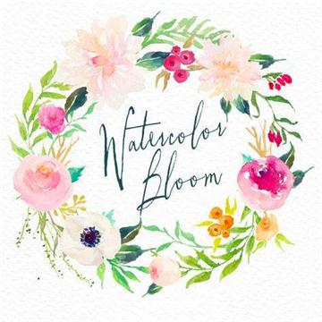 水彩花環工作坊/Floral wreath Workshop